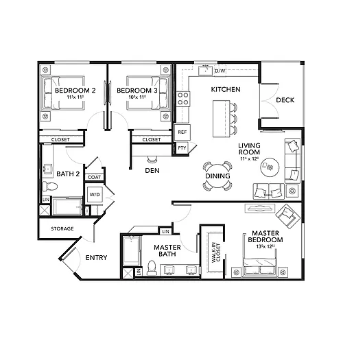 Floor plan Plan C2