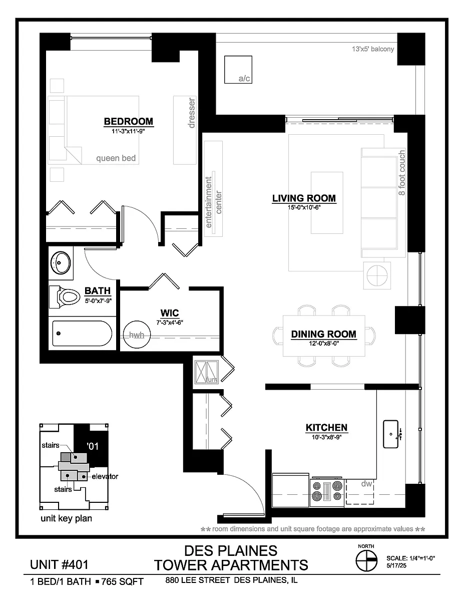 Floor plan 401