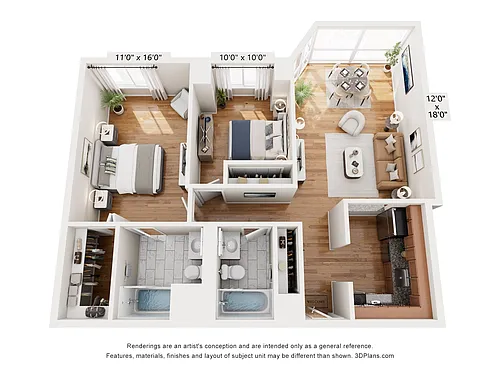 Floor plan B3