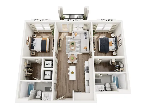 Floor plan B1