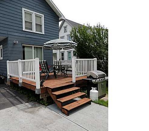 New stain on back deck