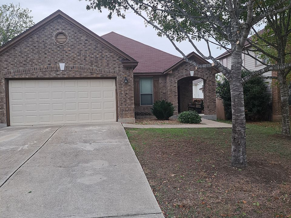 Street view of the front of the house