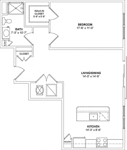 Floor plan The Hampton