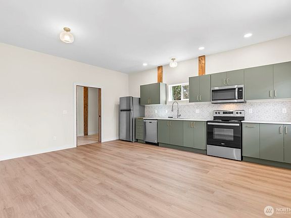 Kitchen and living area