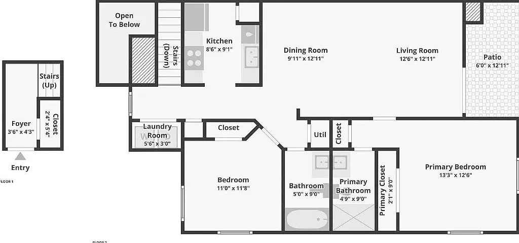 2 bed, 1000 sqft, $1,500 — Photo 2
