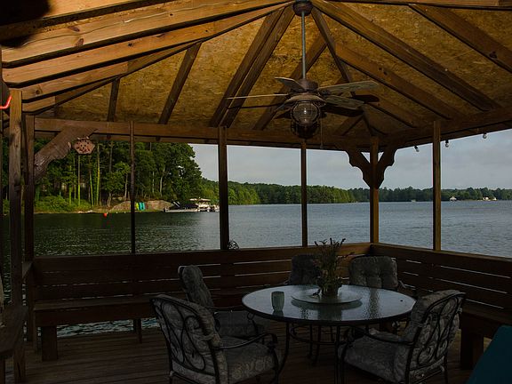 Over-water gazebo