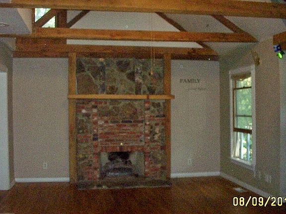 Living room with hardwood floors