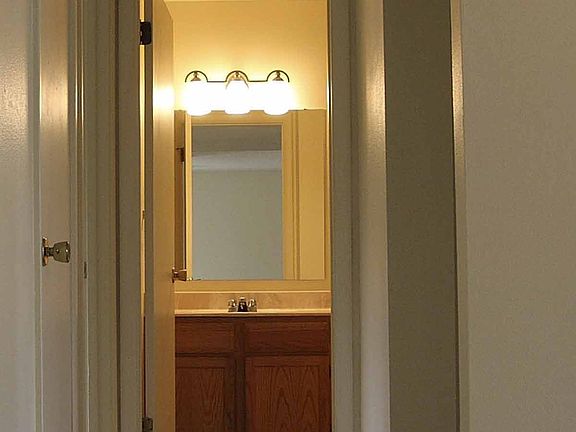 hallway toward bathroom