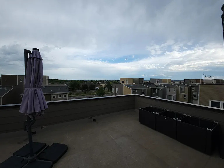 Evening on the rooftop