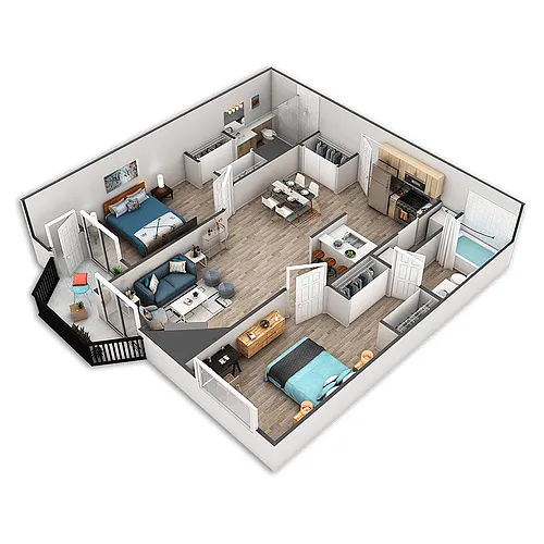 Floor plan Alaskan Platinum