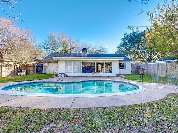 Back yard space and pool