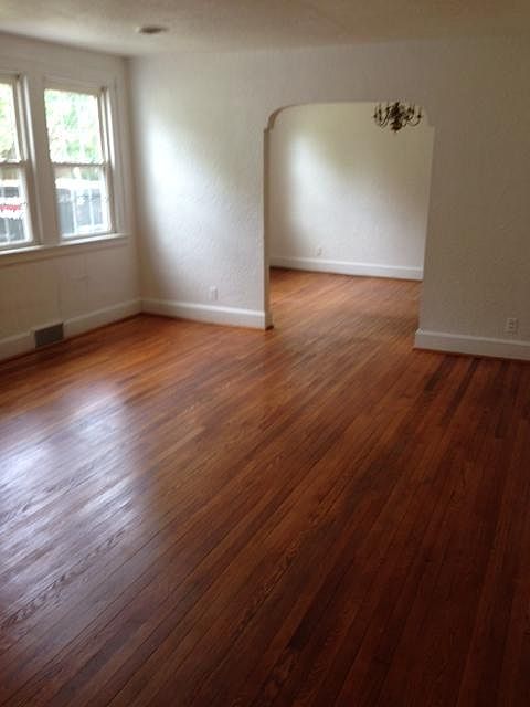 Living room with hardwood floors