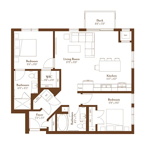 Floor plan Radiant