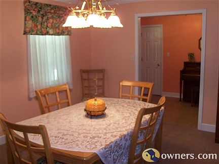 Dining room looking into foyer