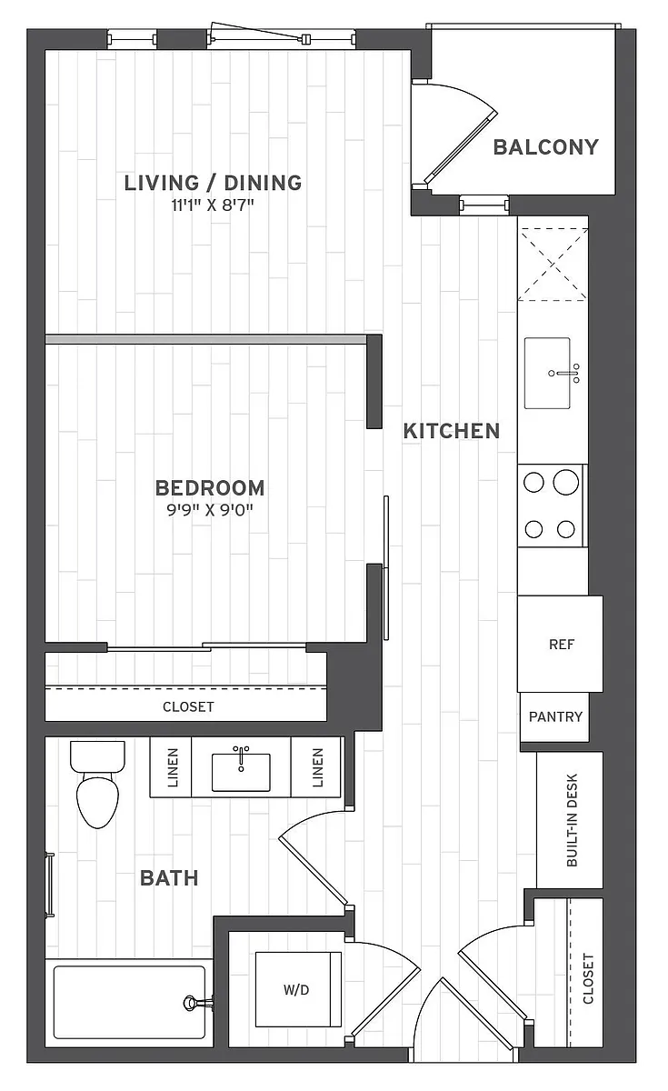 Floor plan 1U1