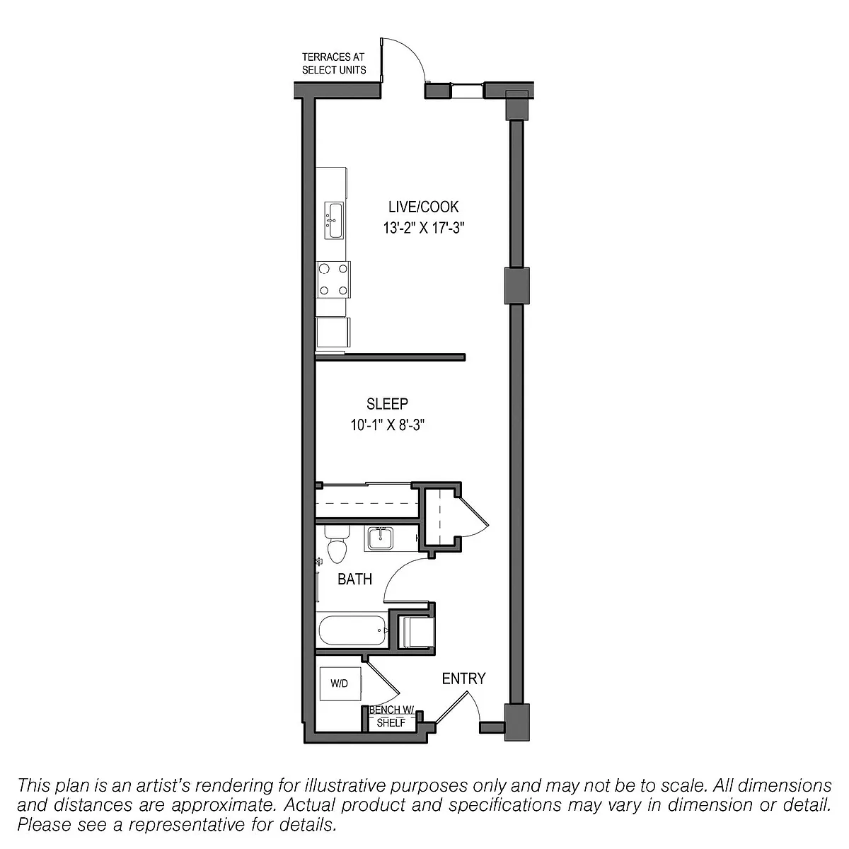 Floor plan S1B