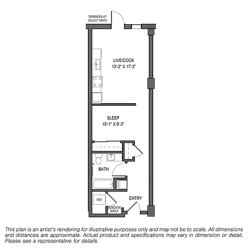 Floor plan S1B