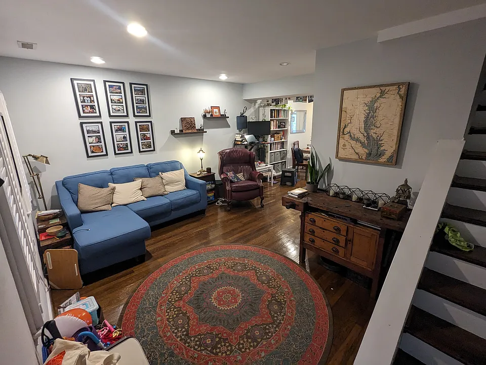 Living Area as you enter from the front (First floor)