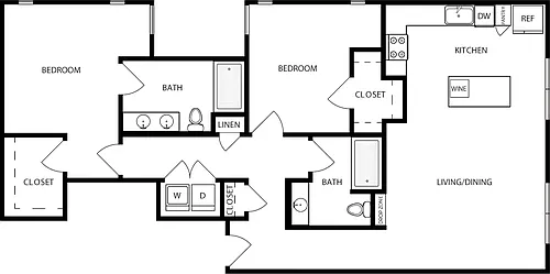 Floor plan B13