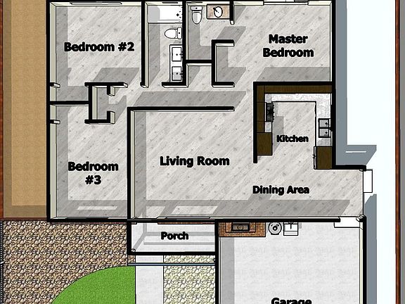 Layout for 6711 Albyn Court