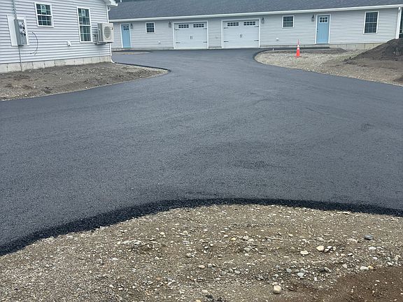 Driveway is paved
