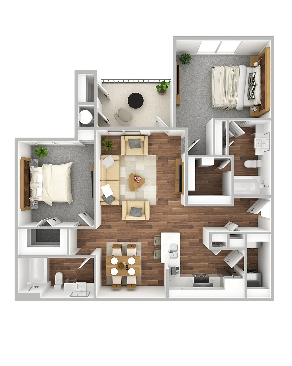 Floor plan B3