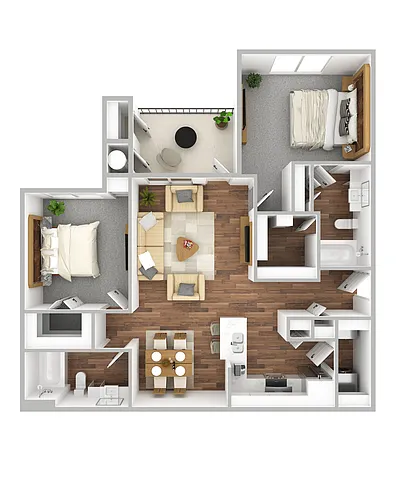 Floor plan B3