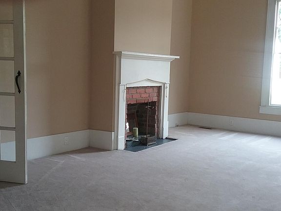 Living room fireplace