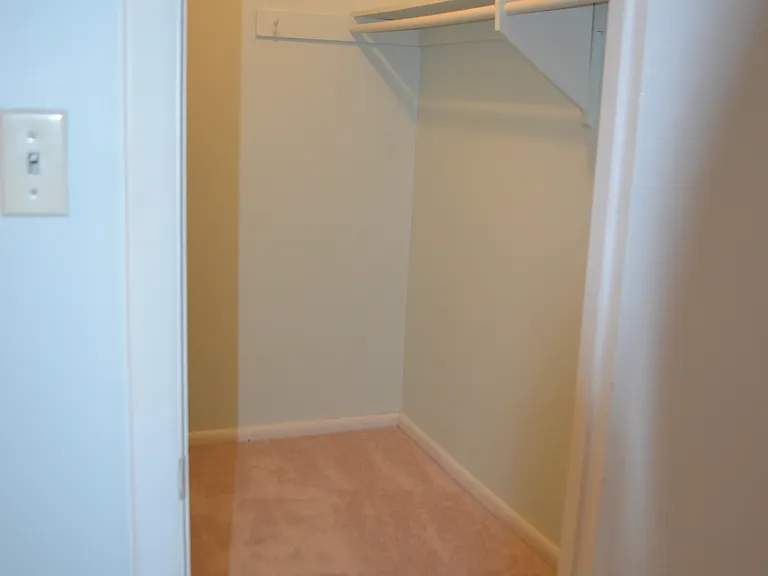 Walking closet in the bedroom.