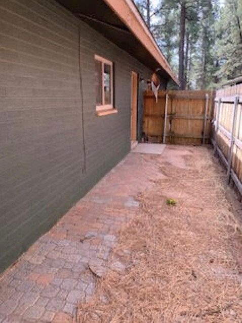 Rear entrance/exit