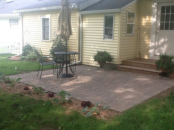 backyard brick patio