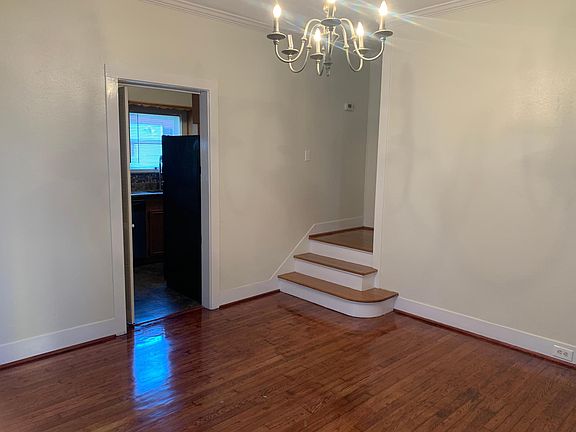 Dining room looking into kitchen