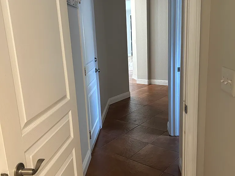 Hallway for second bath and third bedroom