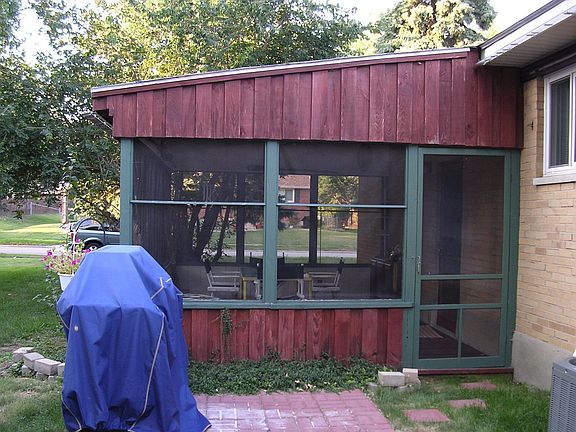 Screened porch