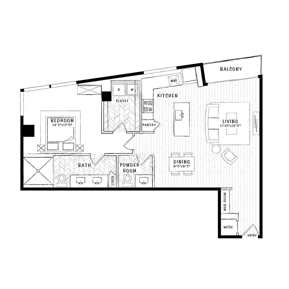 Floor plan A8