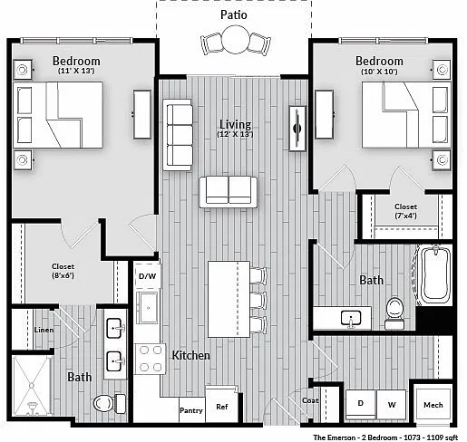 Floor plan The Emerson