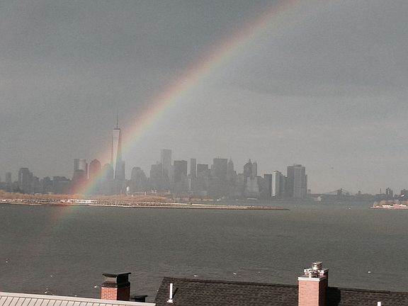 Summers night rainbow