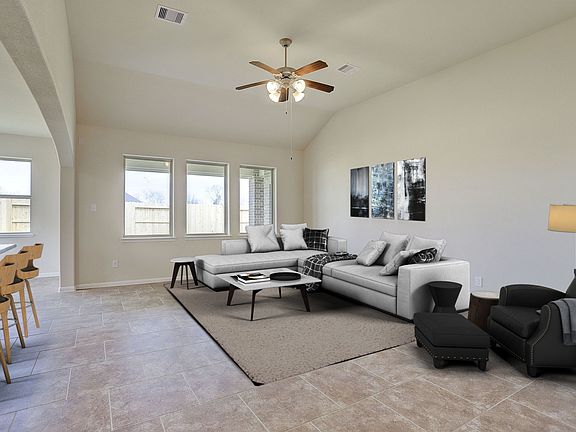 Bright open floorplan