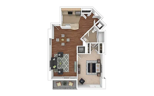 Floor plan A8 - Renovated