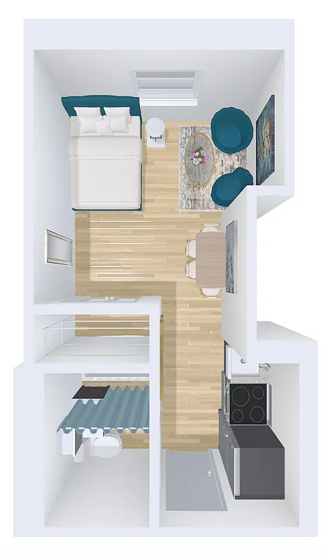 Floor plan studio 27