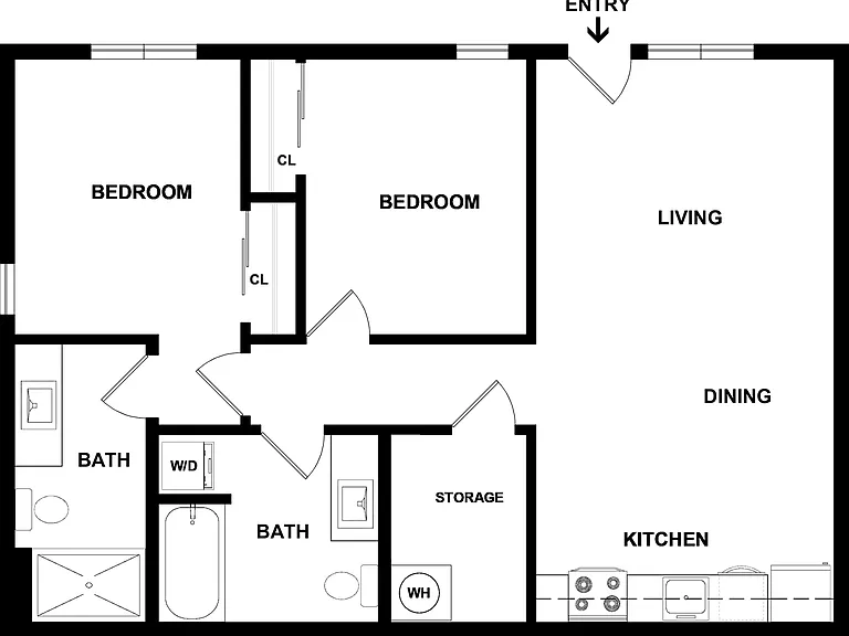 2 Bedroom - Type B 2 Bedroom - Type B
