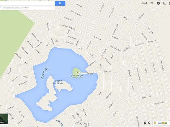 2nd image of Corner Lot Hemlock Lane And  Pocono Drive