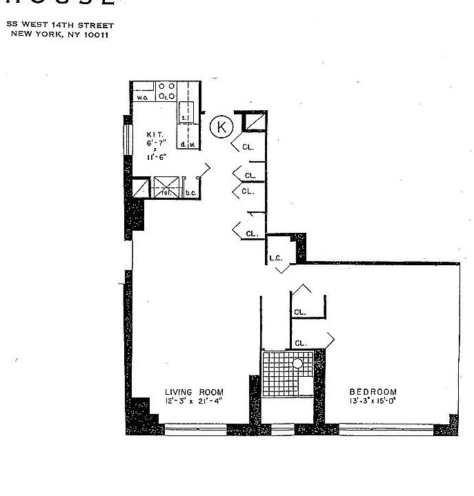 1st image of 55 W 14th St APT 14K