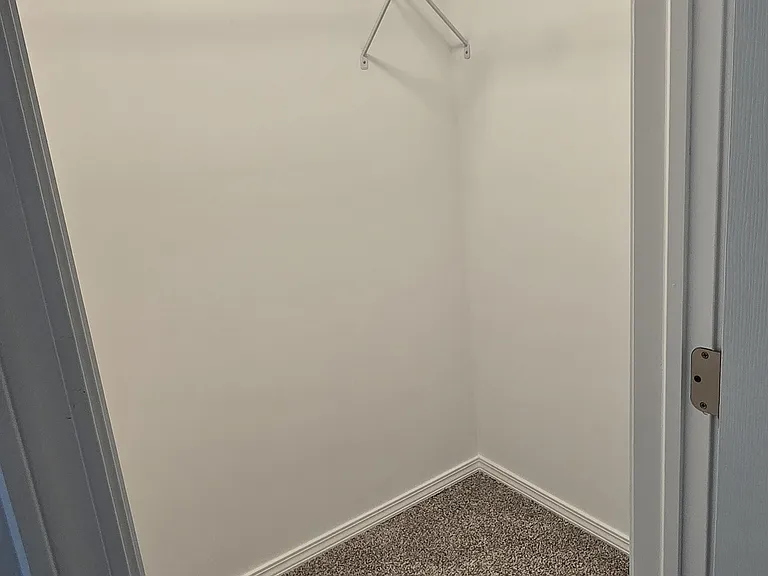 Large walk-in closet attached to master bedroom