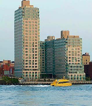 Schaefer Landing from East River