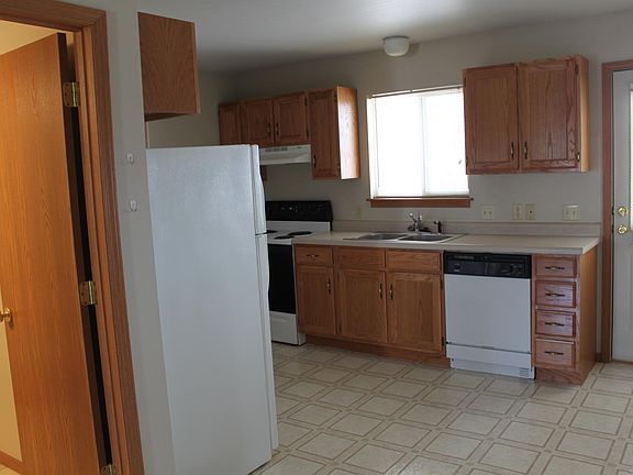 Kitchen back door to parking