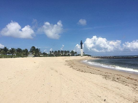 Private beach