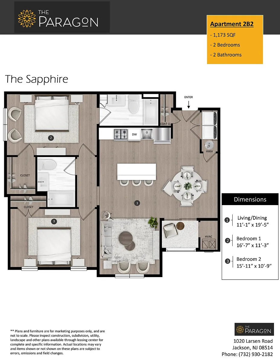 Floor plan The Sapphire