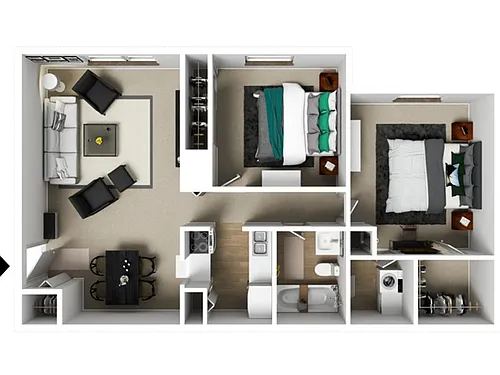 Floor plan 2B