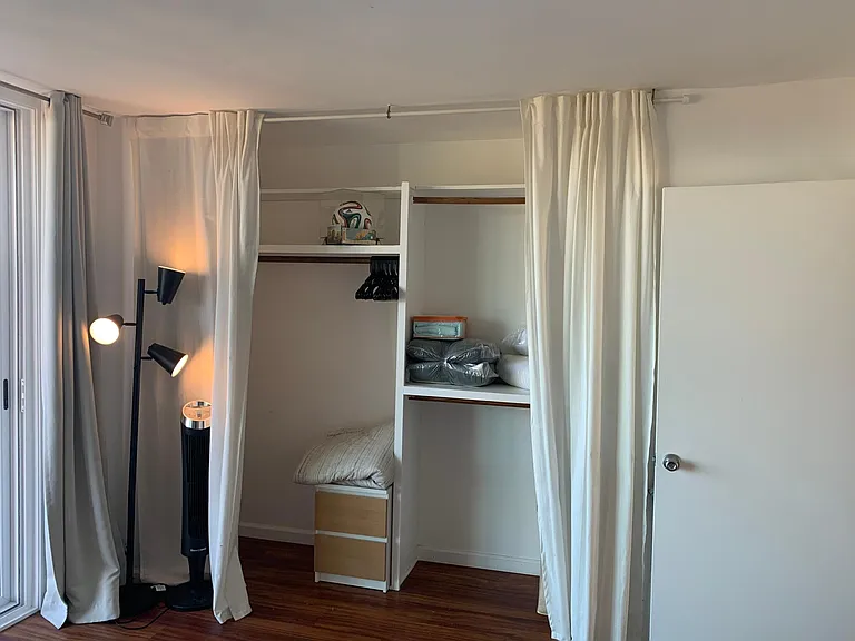 Master bedroom closet